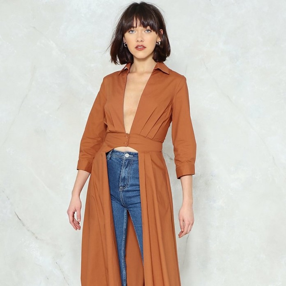 Nasty Gal Keep Your Options Open Shirt